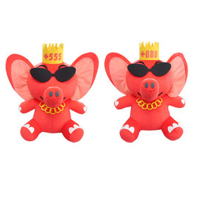 赤いゾウイメージ画像