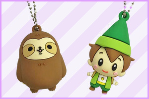 ラバーキーホルダー（立体）イメージ画像