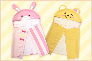 フード付きタオルイメージ画像