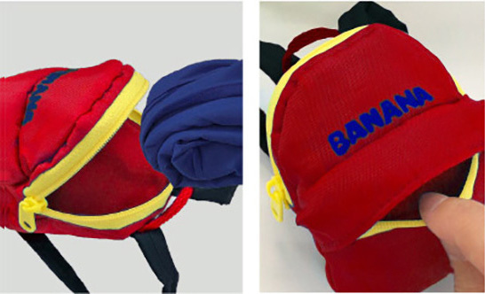 エコバッグをまるめてカンタン収納!