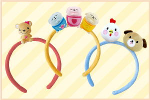 ぬいぐるみカチューシャイメージ画像