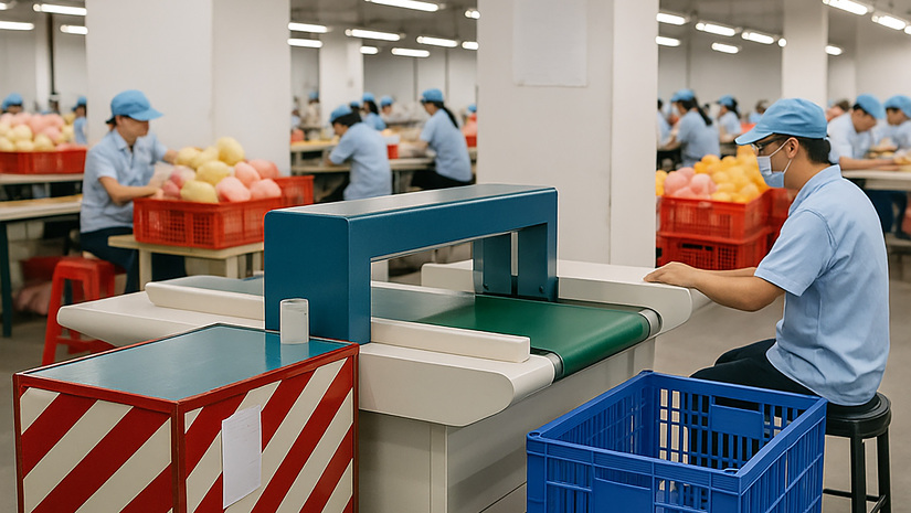 縫製後の検針