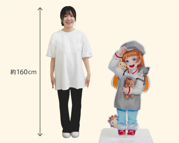 等身大アクリルスタンド サイズ比較②