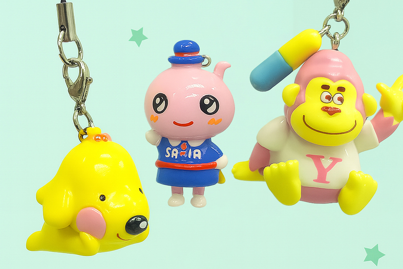 フィギュアストラップ(立体樹脂)