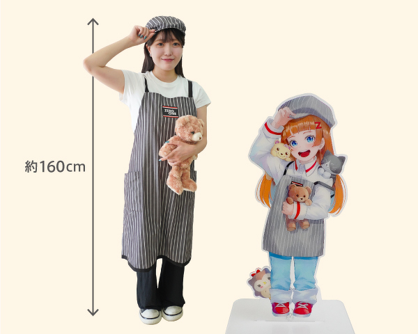 等身大アクリルスタンド サイズ比較②
