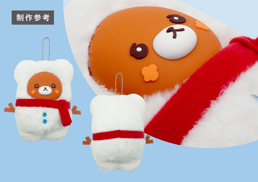 制作参考　雪だるま風キャラクター