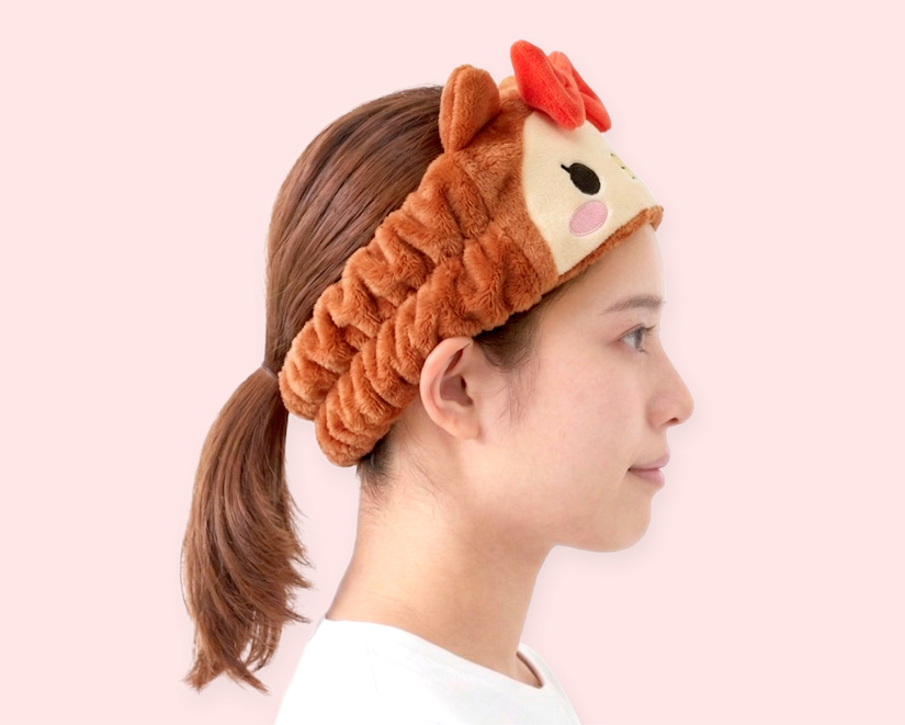 一体型ヘアバンド　側面