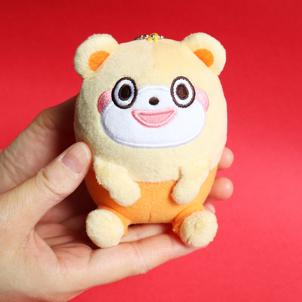 くまぽ　手の中