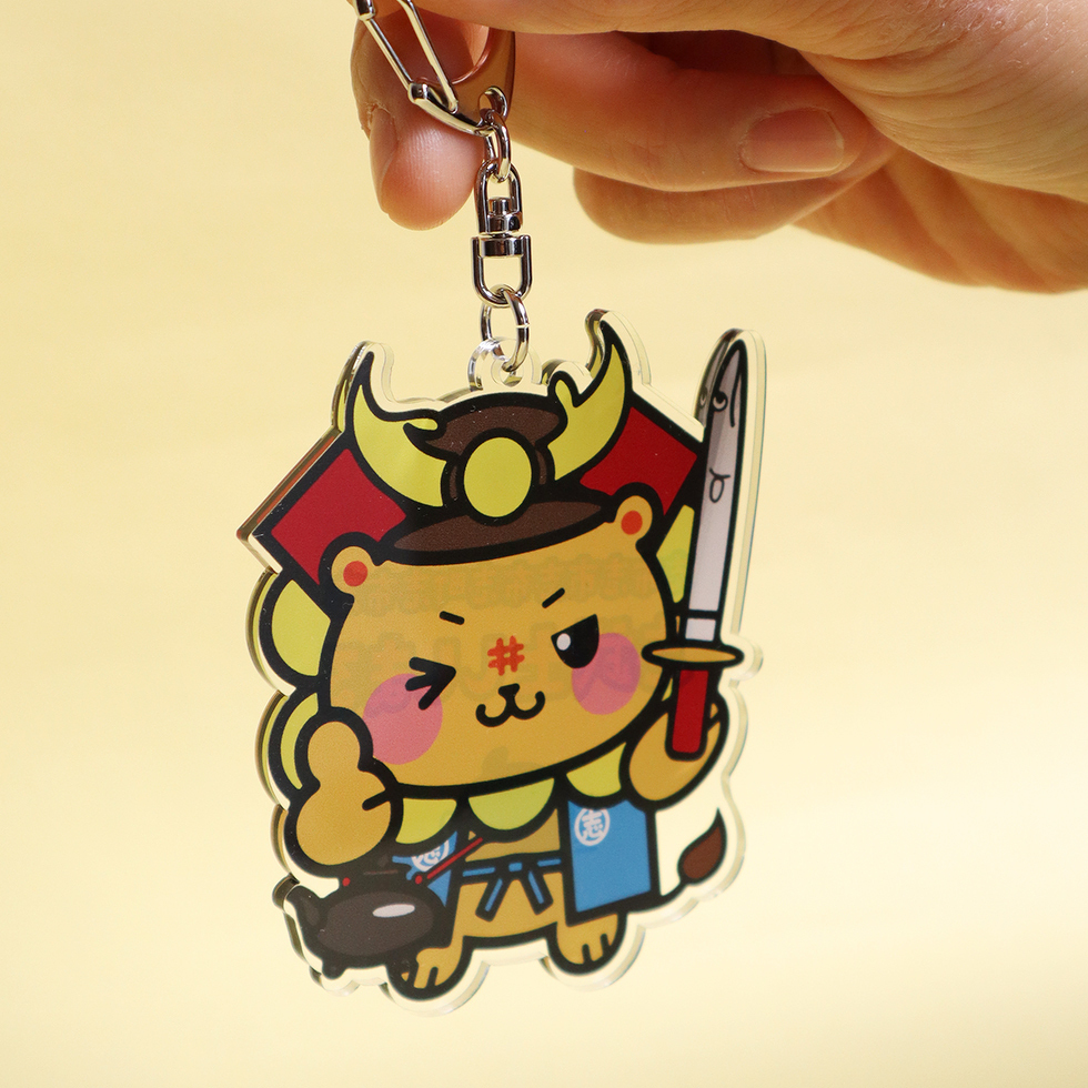 アクリルキーホルダー　ナスカン付き