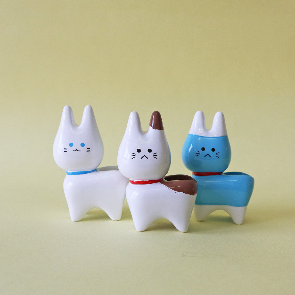 はにゃんこ　３体