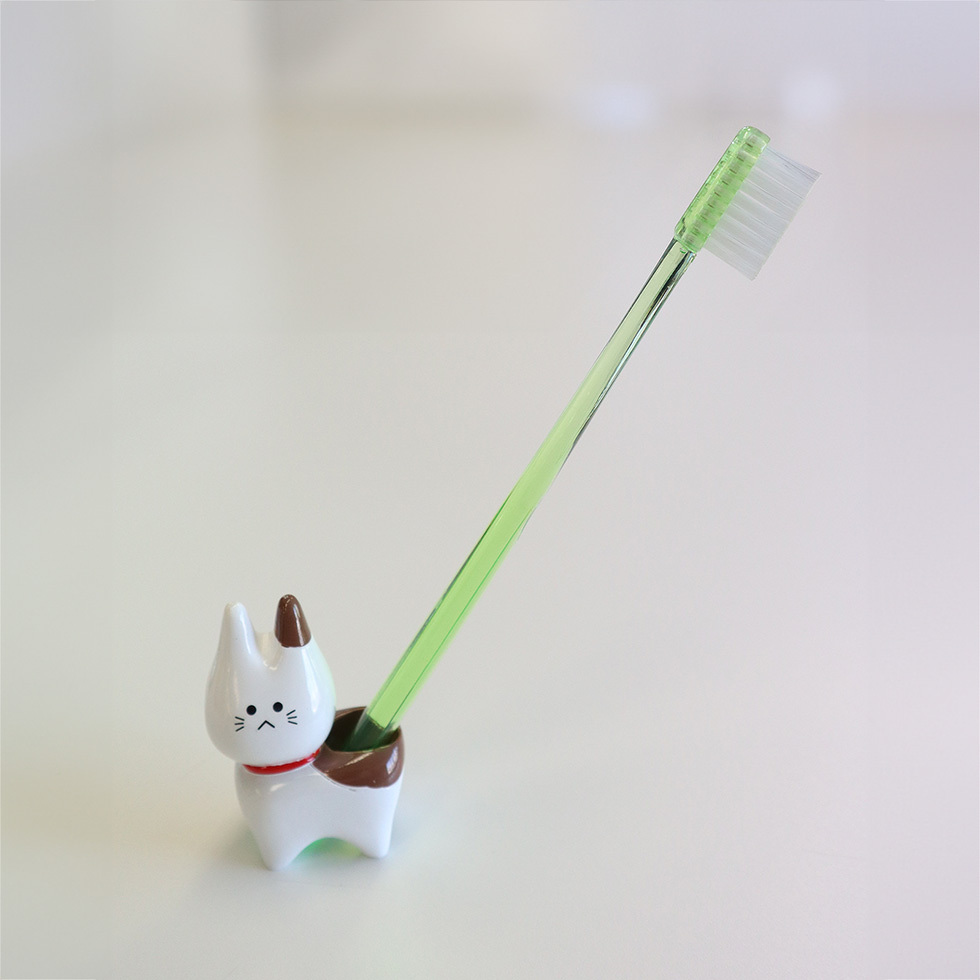はにゃんこ　歯ブラシ付き