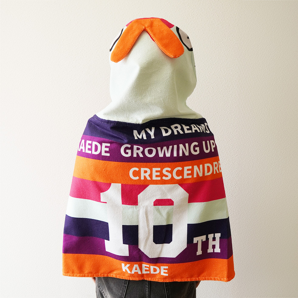 人が被った状態　背面