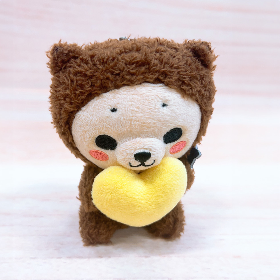 ココロっけ（お座りver.） 10cmミニぬいぐるみ | ぬいぐるみストラップ