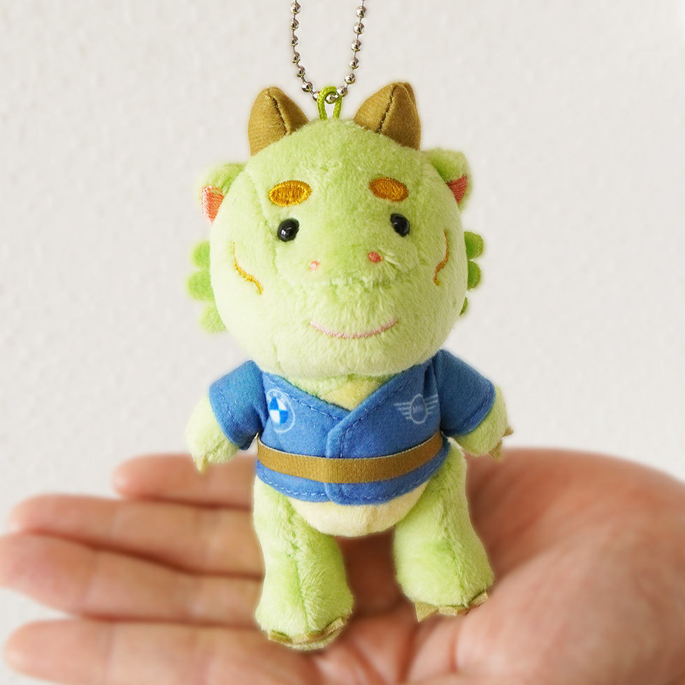 ボールチェーン付き　手の上