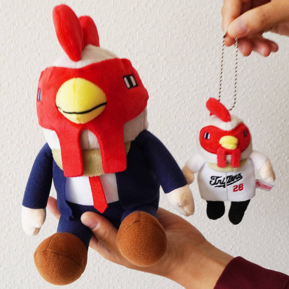 キングオブチキン 20cmぬいぐるみ 10cmミニぬいぐるみ