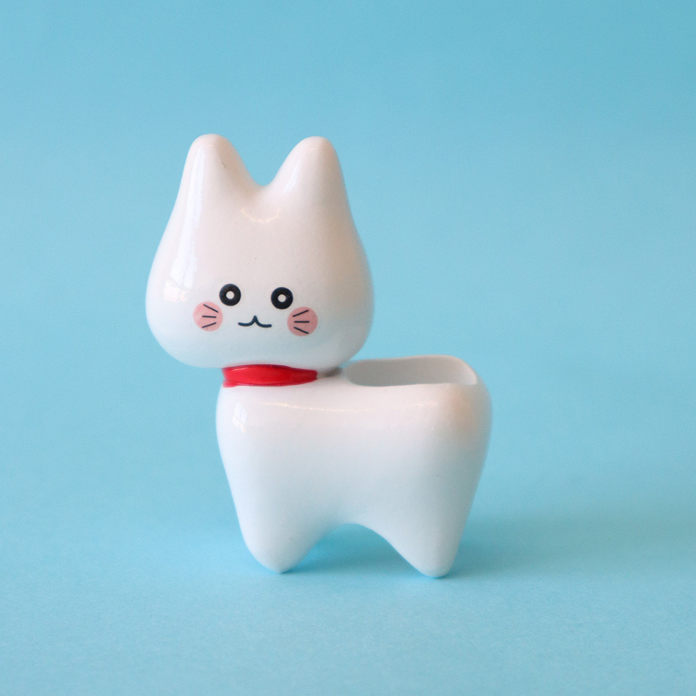 乳歯はにゃんこ　正面