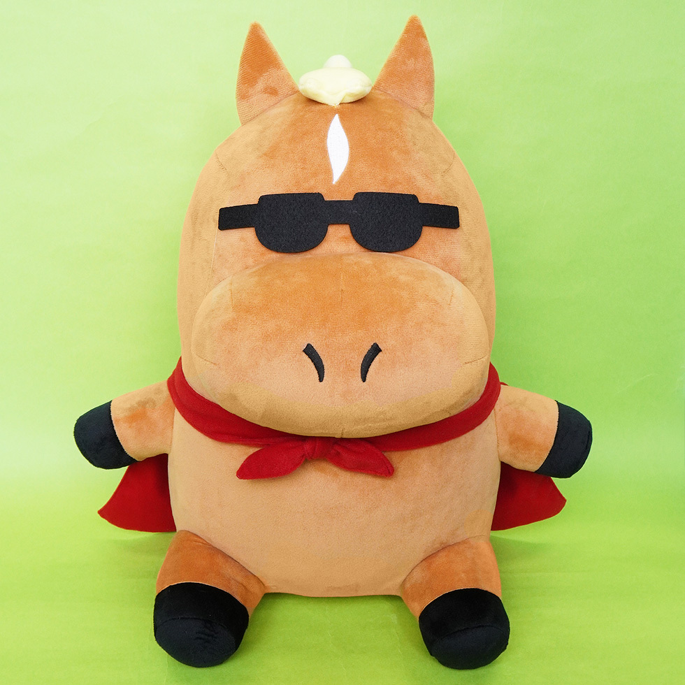 ラスタマンぬいぐるみ あらいぐまラスカルつまんでBIGぬいぐるみがプライズに登場中