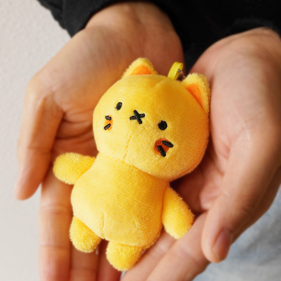 リモにゃん 両手の上