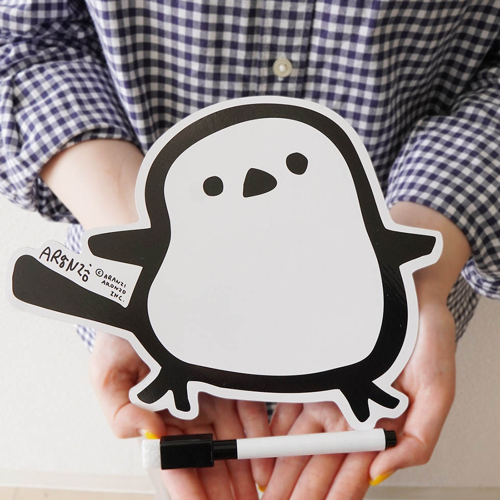 ホワイトボード&ペン　身体の前