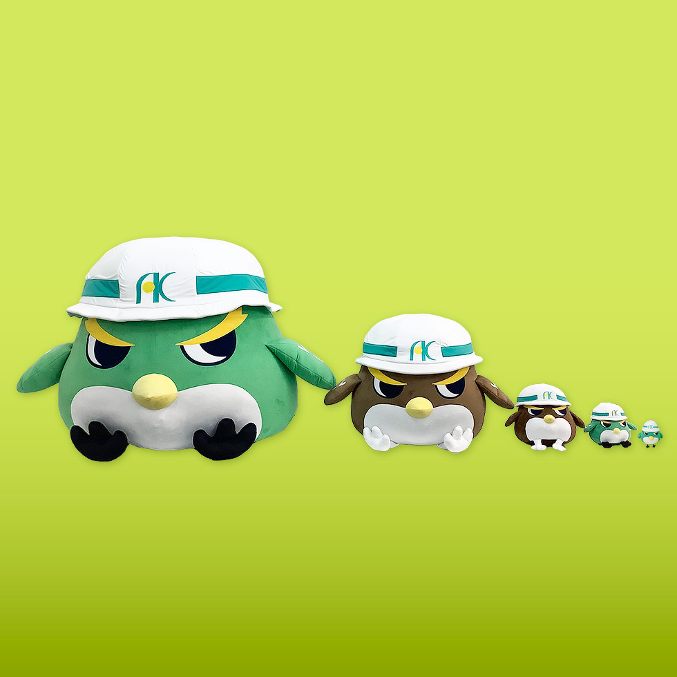 フッコーくん 100cm 65cm 30cm 20cm 10cm