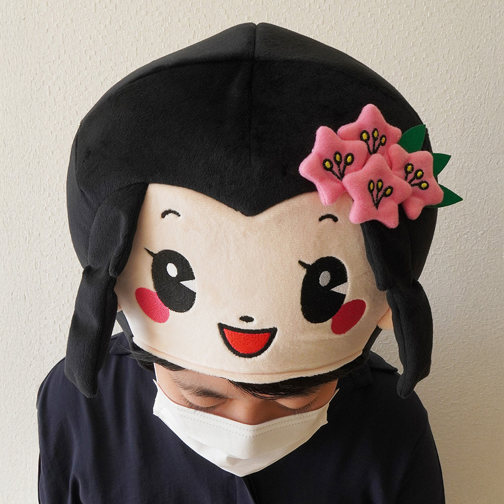 おつるちゃん 被った状態