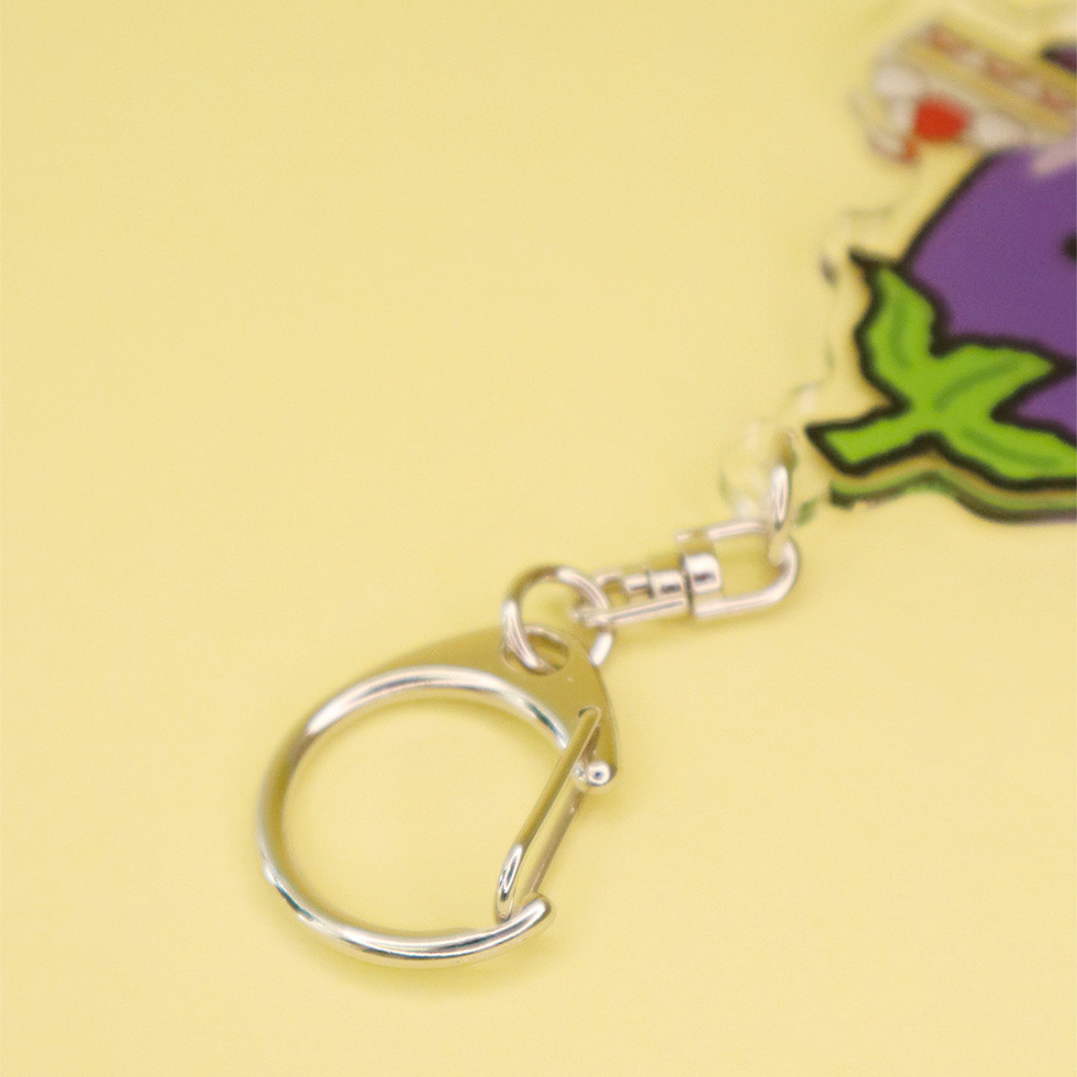 アクリルキーホルダー ナスカン付き