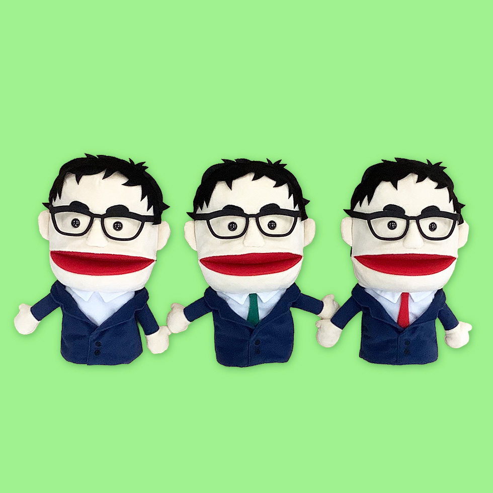 あどべ先生 口パクパペット | パペット | ブログ | オリジナル
