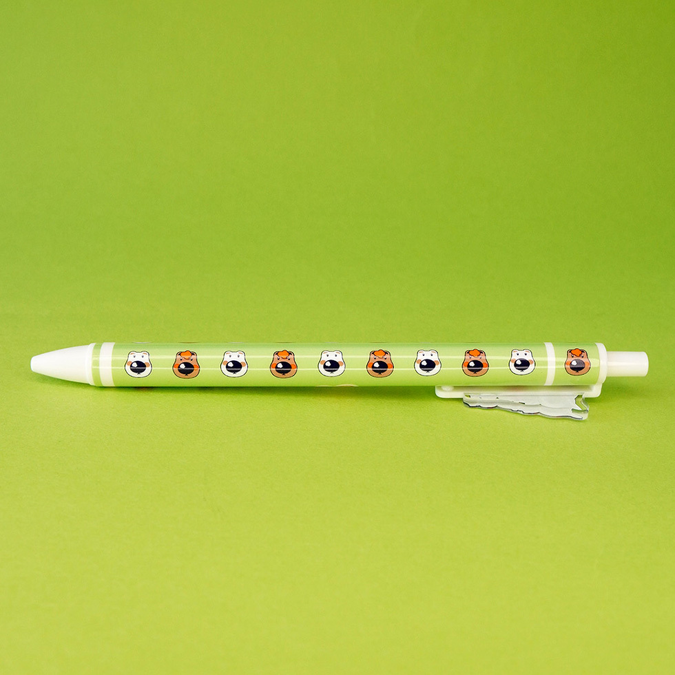 パンくん　ボールペン横から見た図