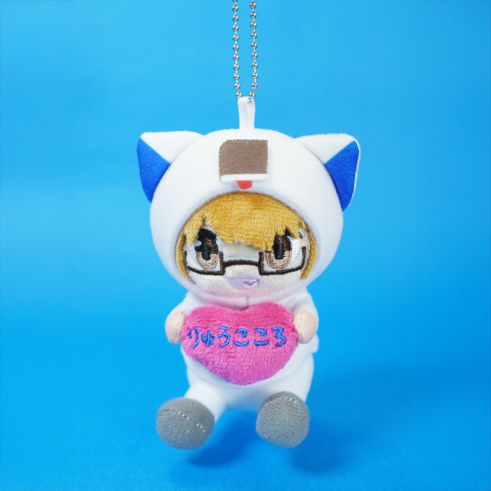 10cm(白)ボールチェーン