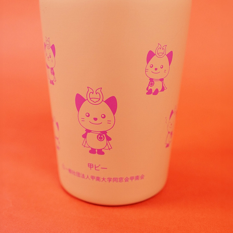 スモークピンク ステンレスサーモタンブラー イラスト