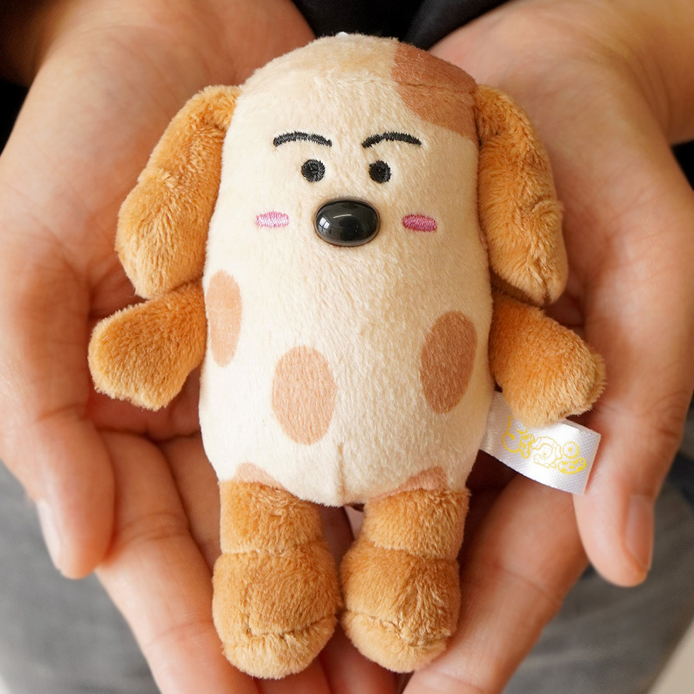 ちくワン　両手の上