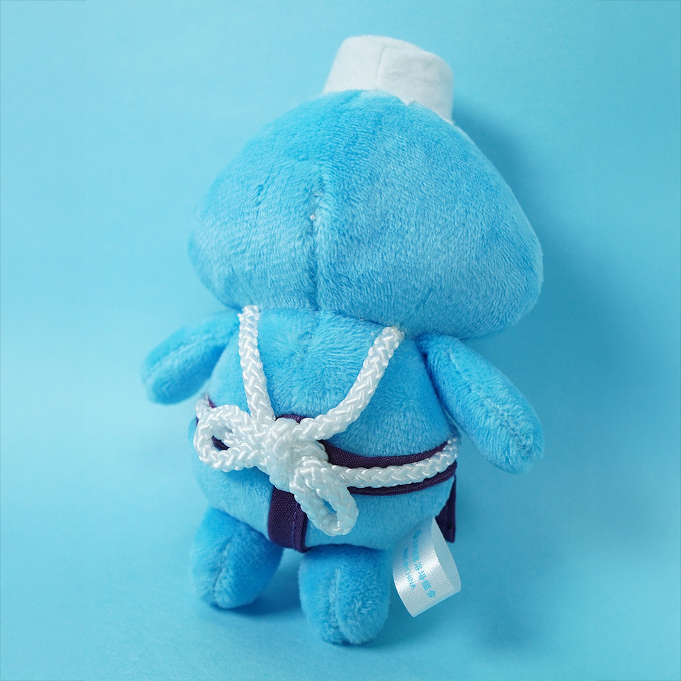 お湯の富士 背面アップ