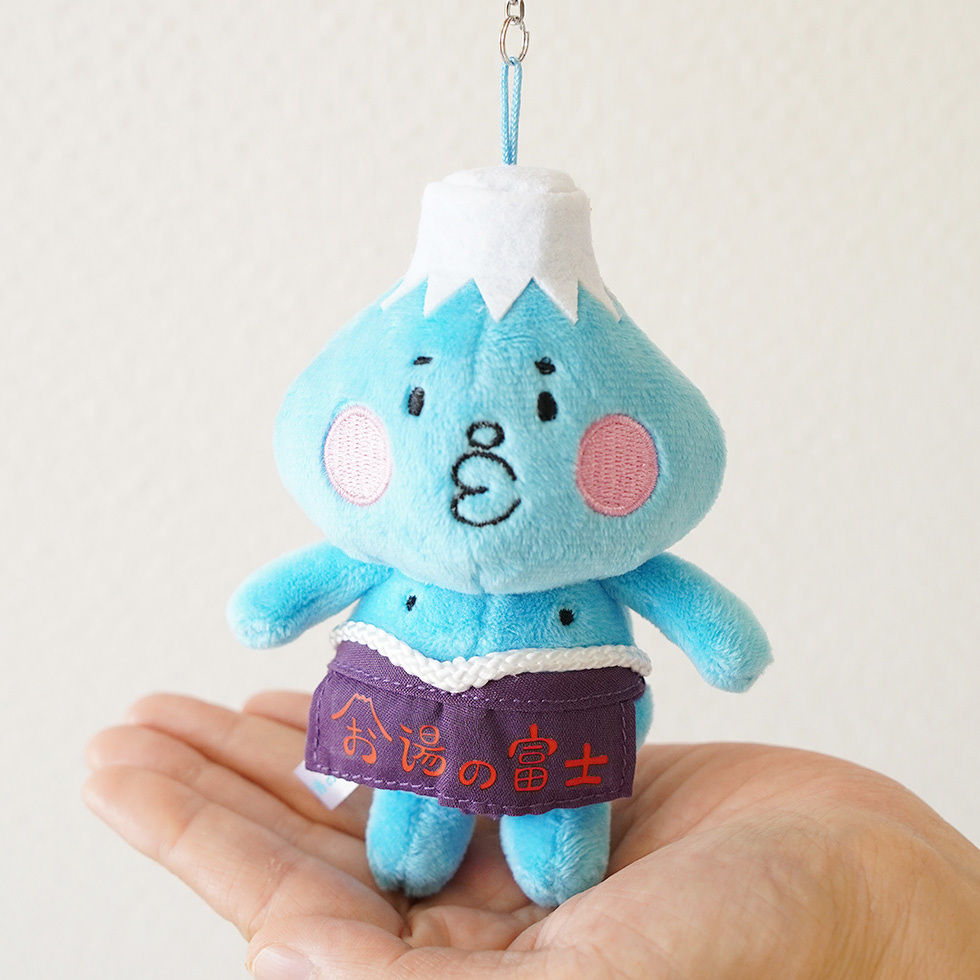 お湯の富士 片手の上