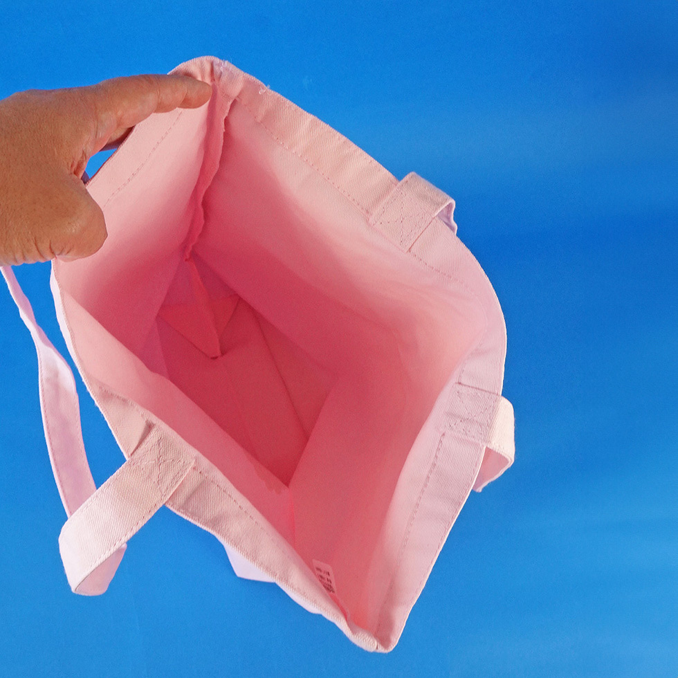 ピンクトート 中