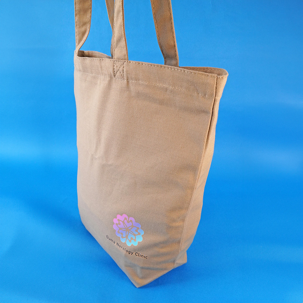 サンドベージュトート イラスト引き