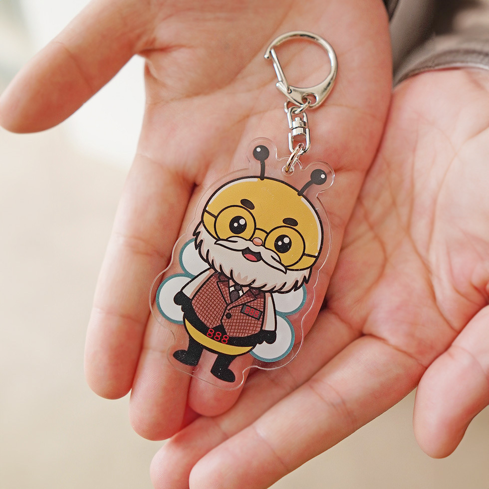 アクリルキーホルダー　手のひら