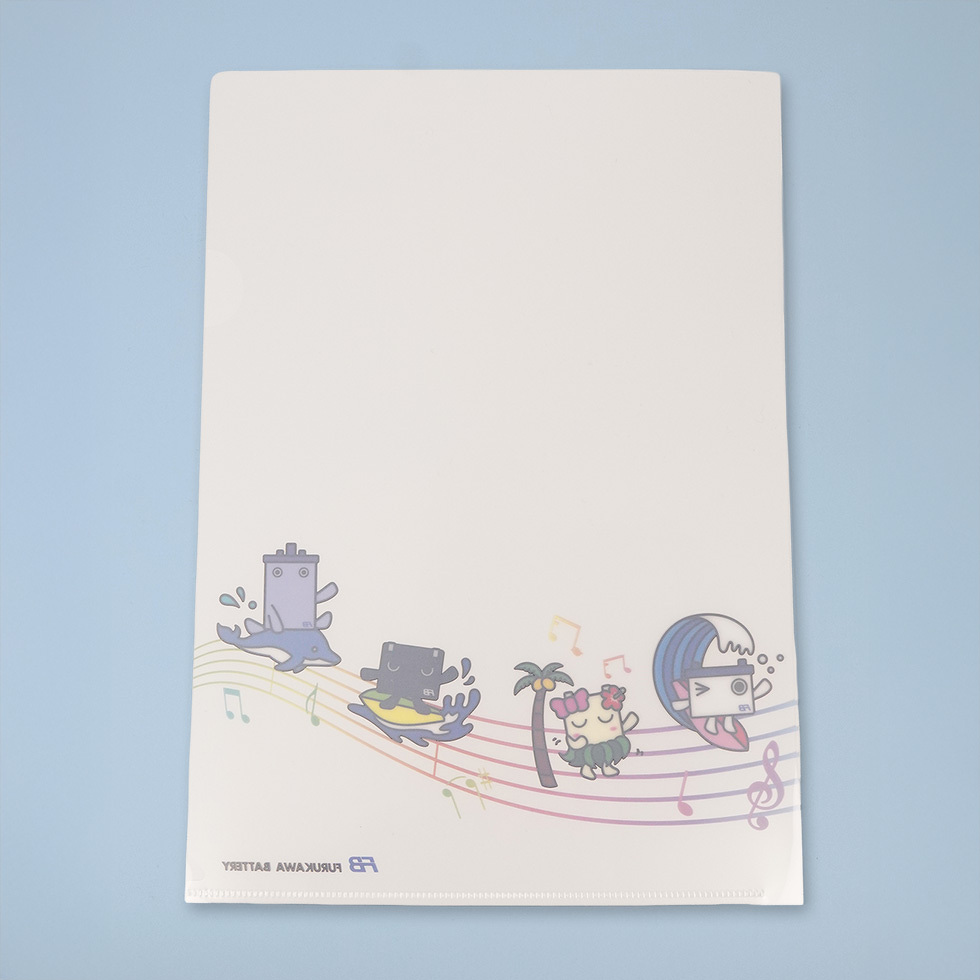 A4クリアファイル　裏面