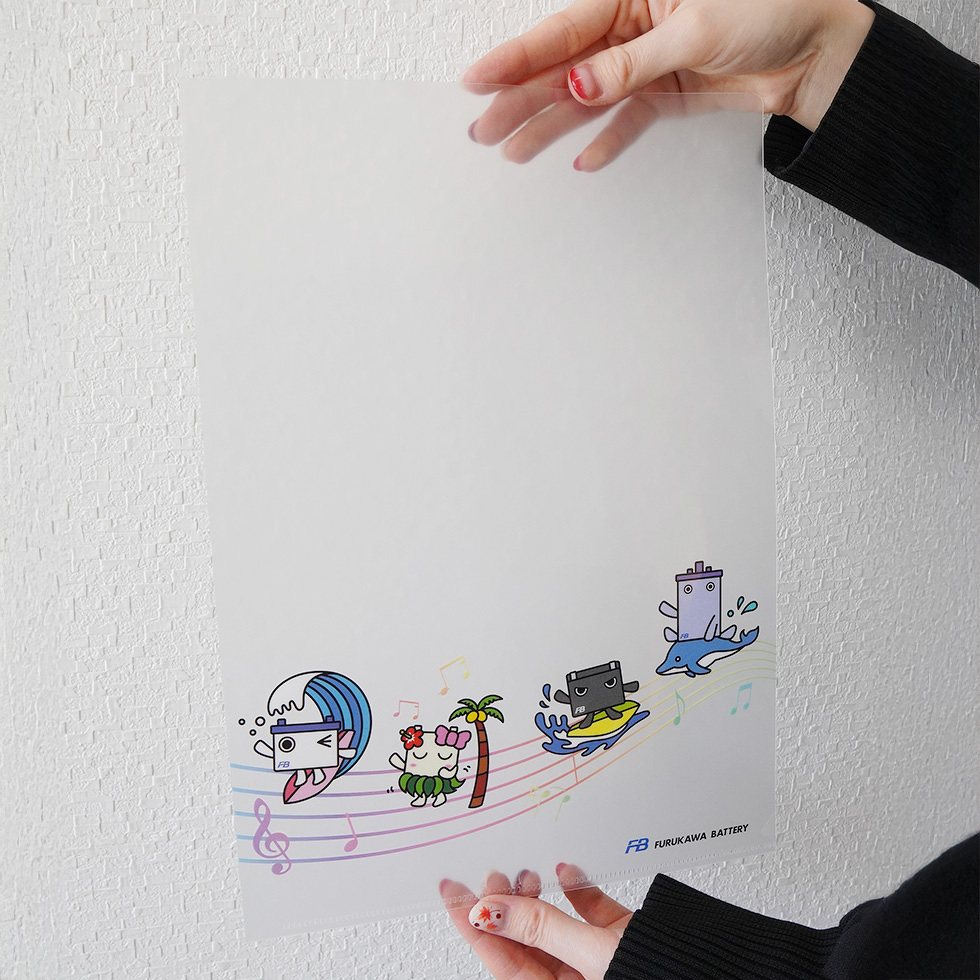 A4クリアファイル　全体