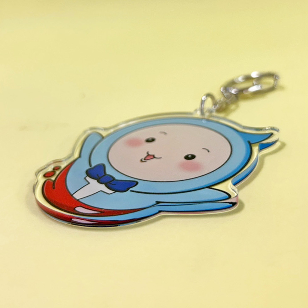 ティッピー アクリルキーホルダー　斜めから