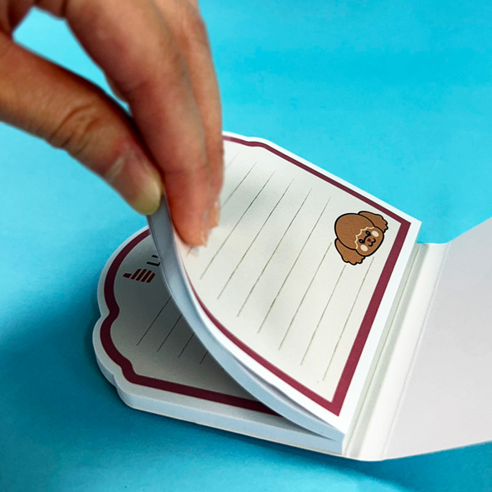 ライクちゃん メモ帳　厚み