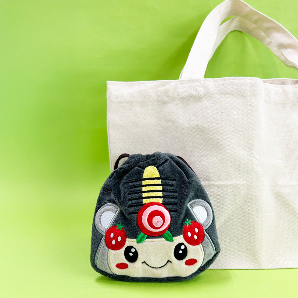 わたりん　トートバッグと並べて