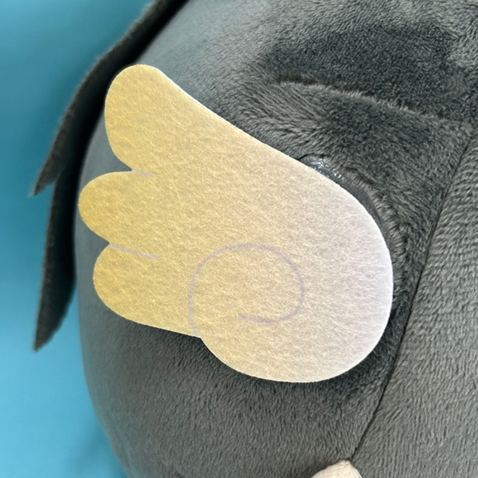 ゆっくりユミナ　20cm 髪飾りアップ②