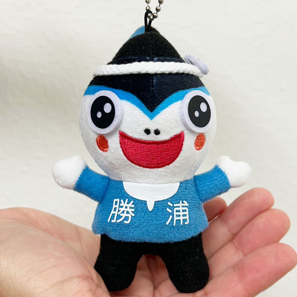 ボールチェーン付き　手の上