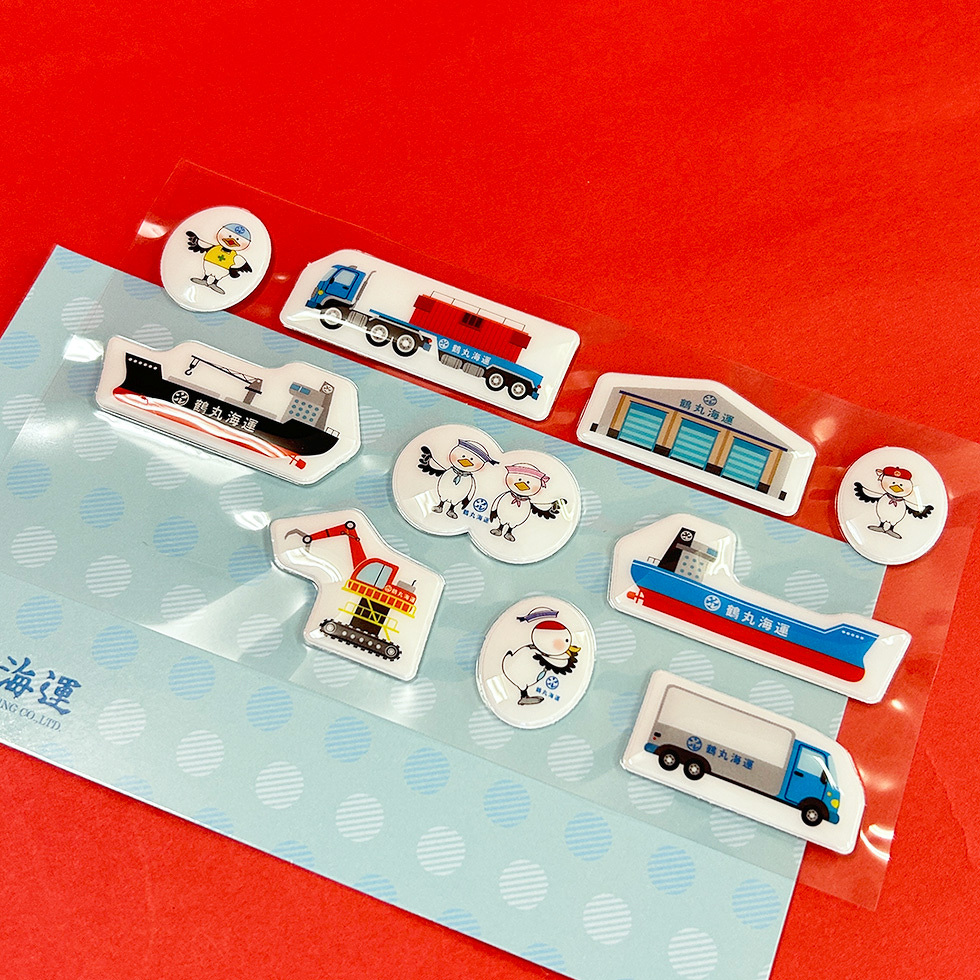 鶴丸海運　PVCシール 台紙別