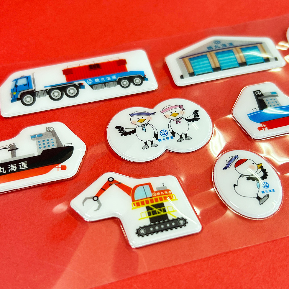 鶴丸海運　PVCシール 透明シート