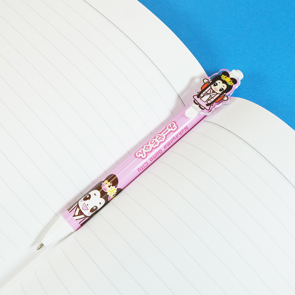 みーやちゃん ボールペン（アクリルプレート付き） ノートとボールペン