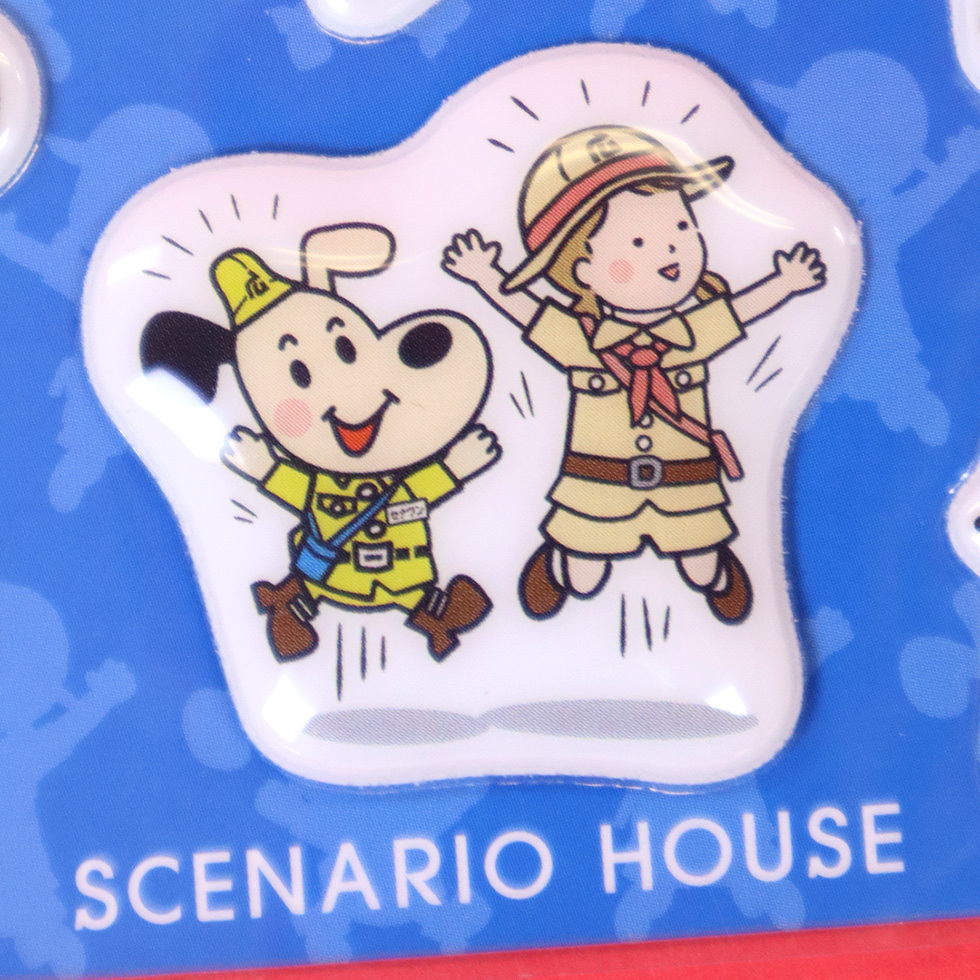 セナワンくん リオちゃん PVCシール 文字とシールアップ