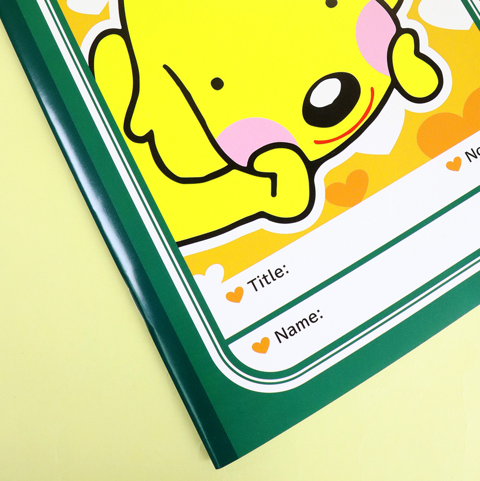 ハッピーB5ノート　表紙　下部