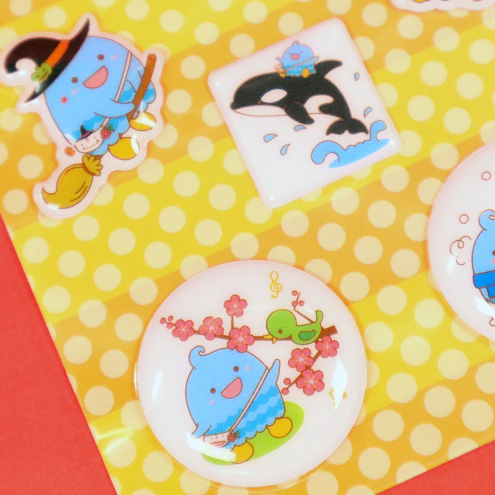 すまぼう PVCシール 左下アップ