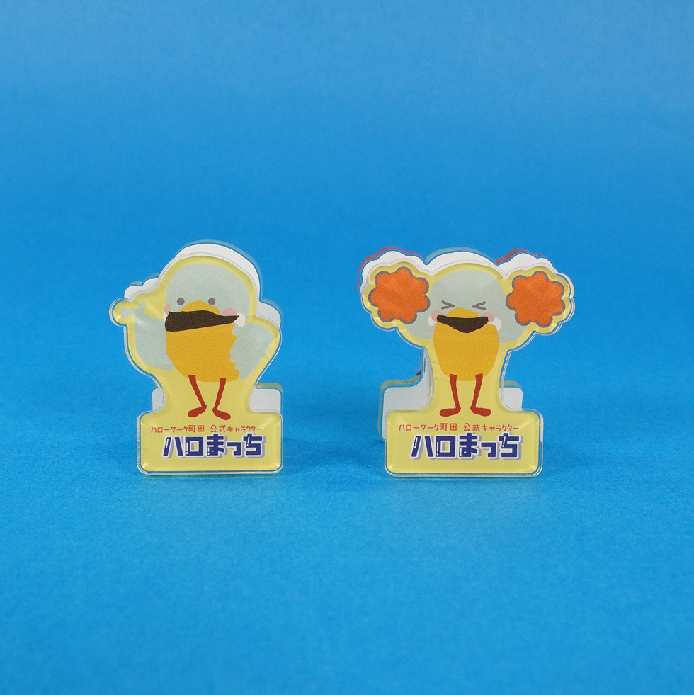 アクリルメモクリップ2種　正面